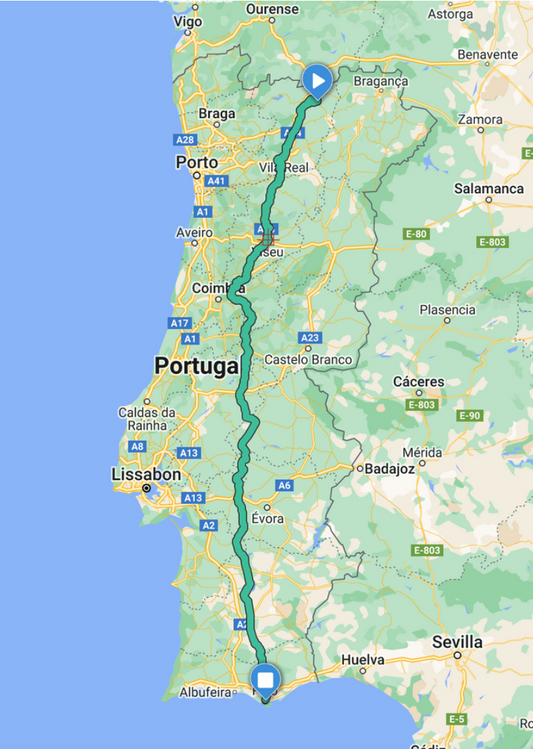 Gratis camperroutes Schotland & Portugal