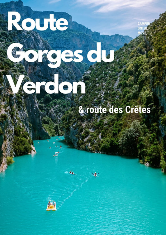 Route Gorges du Verdon & route des Crêtes | langs imposante kloven