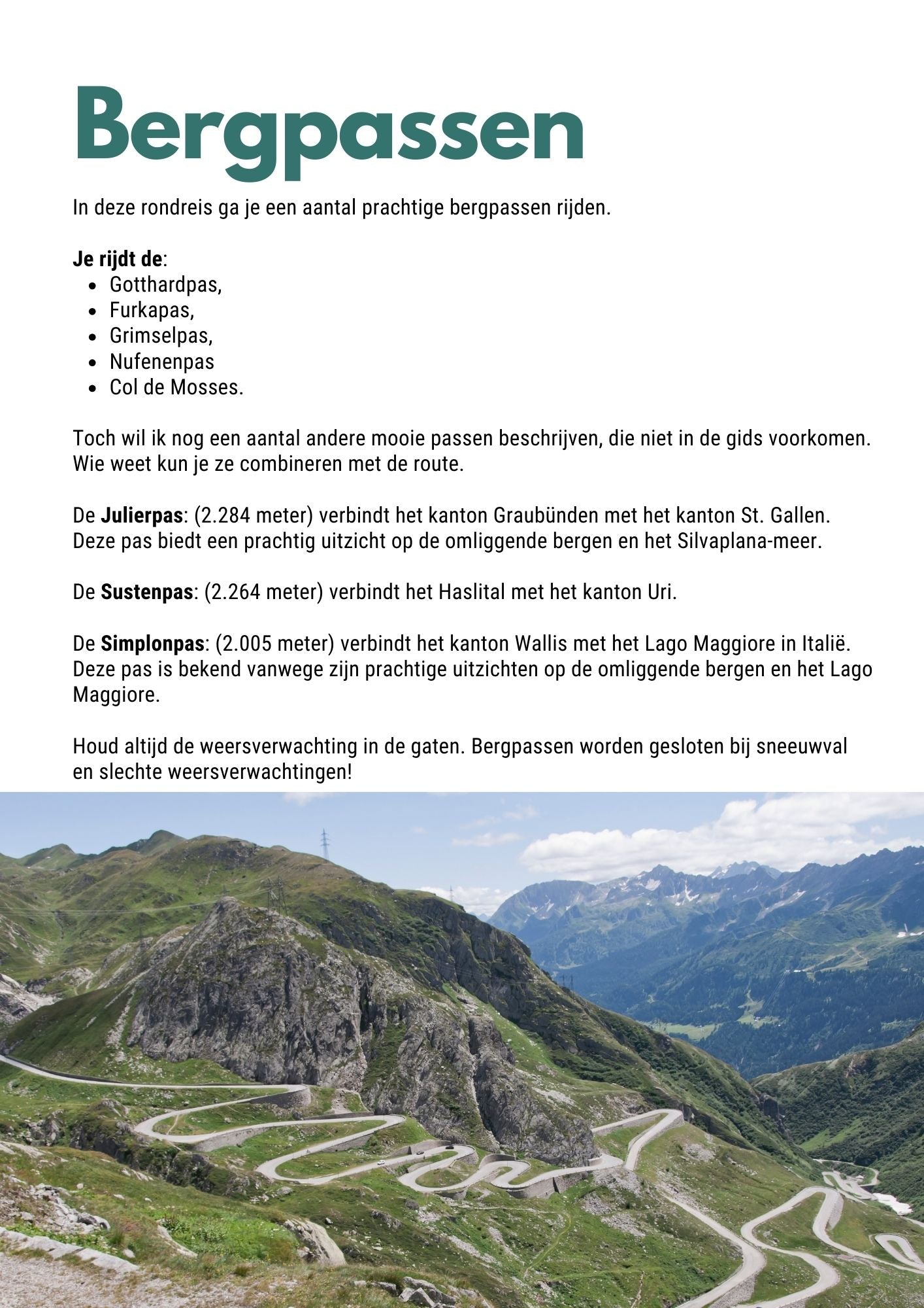 Rondreis Zwitserland | over de mooiste bergpassen