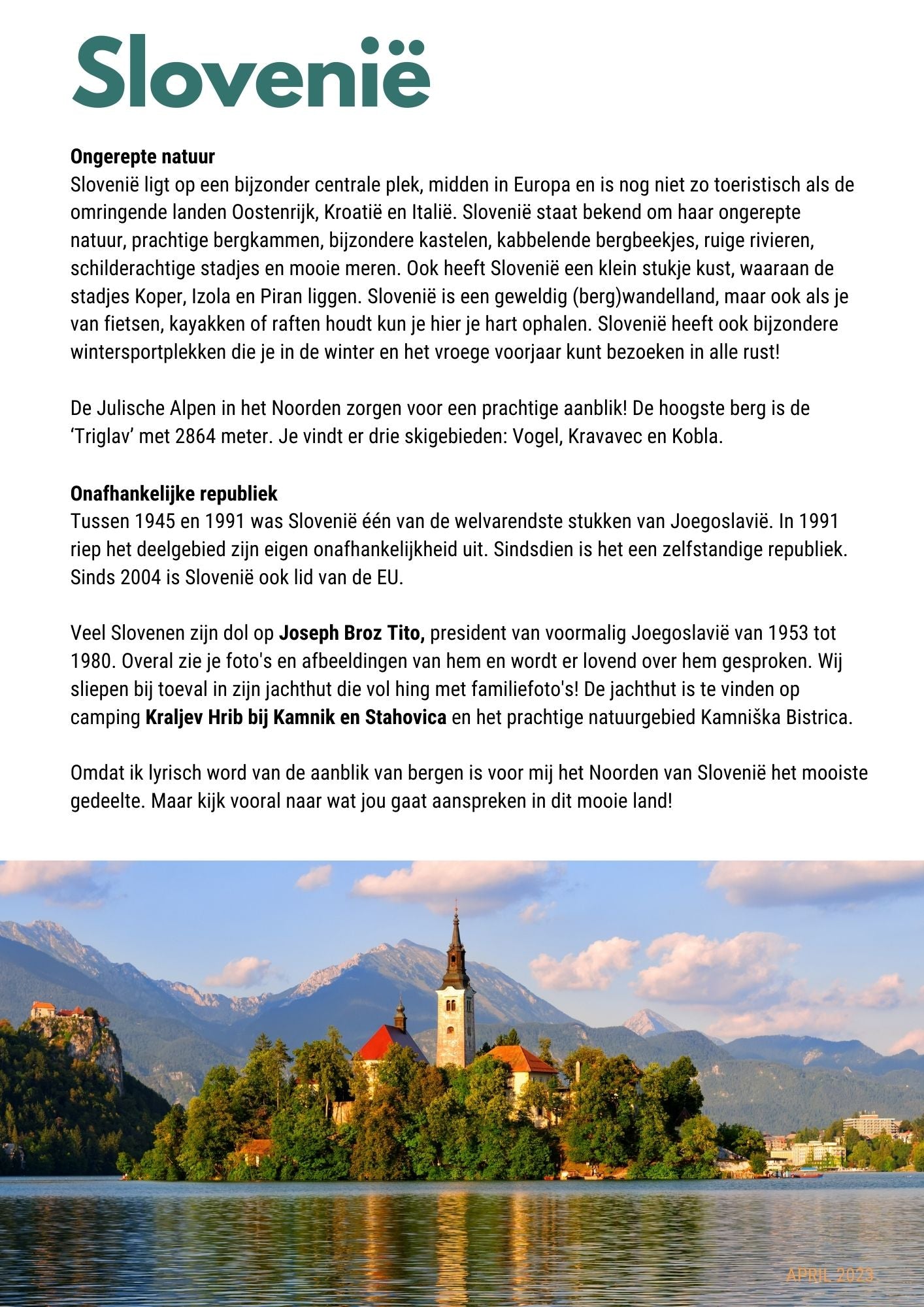 Rondreis Slovenie | reis door de ongerepte natuurreservaten