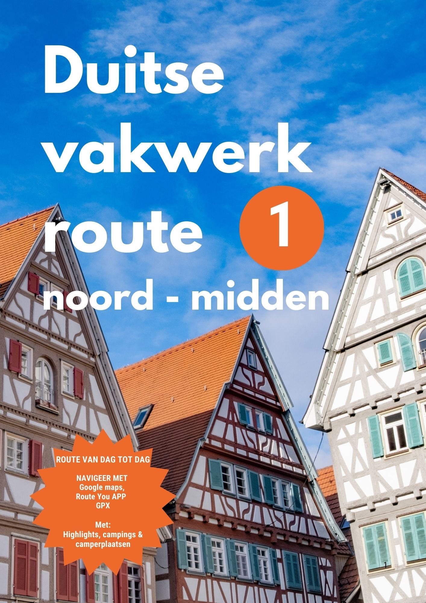 Combibundel Duitse Vakwerkroutes