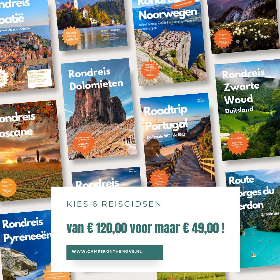 6 reisgidsen naar keuze voor een vaste prijs!