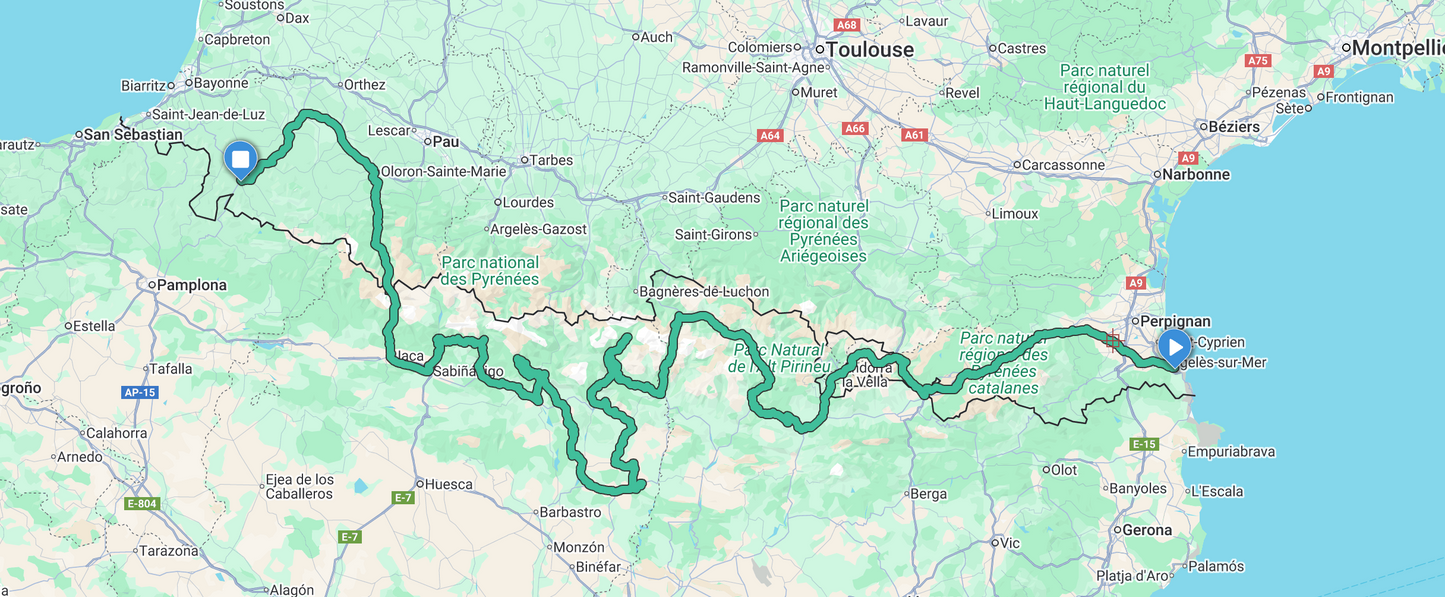 Rondreis Pyreneeën van Oost naar West